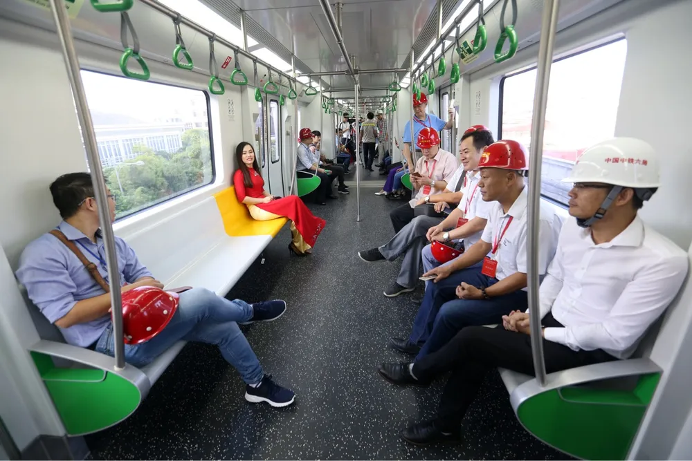 Bắt đầu vận hành thử đoàn tàu đường sắt đô thị Cát Linh- Hà Đông ảnh 5