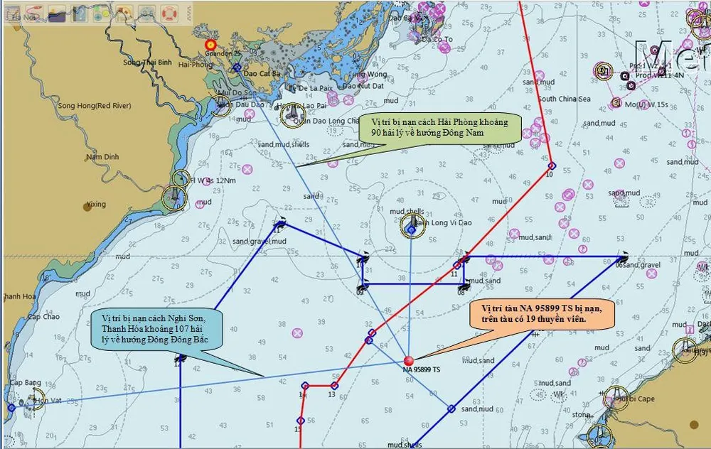  Tìm thấy 2 thi thể trong vụ tàu cá chìm gần đảo Bạch Long Vĩ ảnh 2
