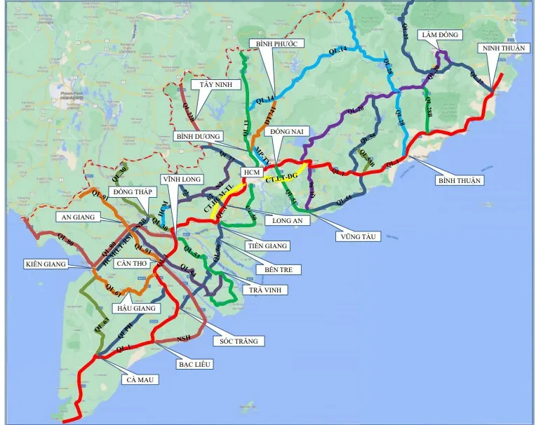 Luồng xanh quốc gia khu vực phía Nam