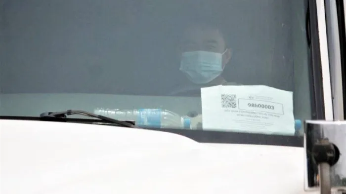 Mã QR sau khi được cấp sẽ được in ra dán lên kính xe