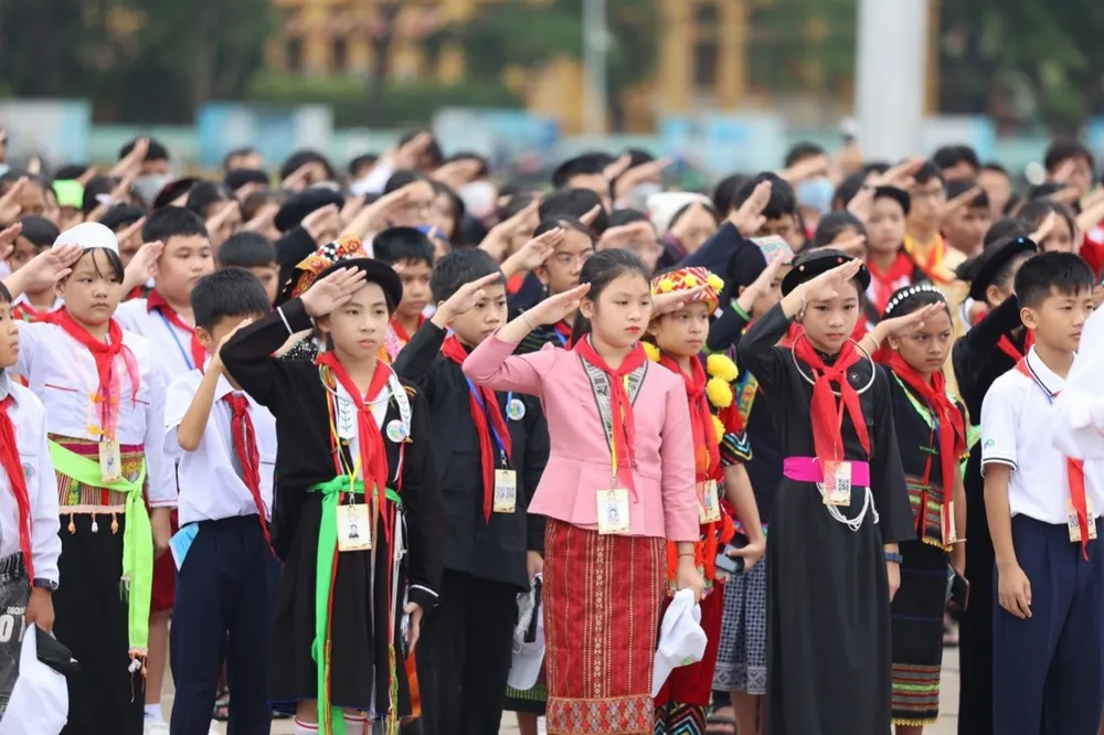 263 đại biểu tham dự liên hoan Thiếu nhi tiêu biểu các dân tộc toàn quốc ảnh 3