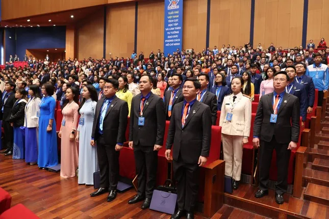 Đại hội Đại biểu toàn quốc Đoàn TNCS Hồ Chí Minh đã bế mạc ngày 16-12.  Ảnh: VIẾT CHUNG 