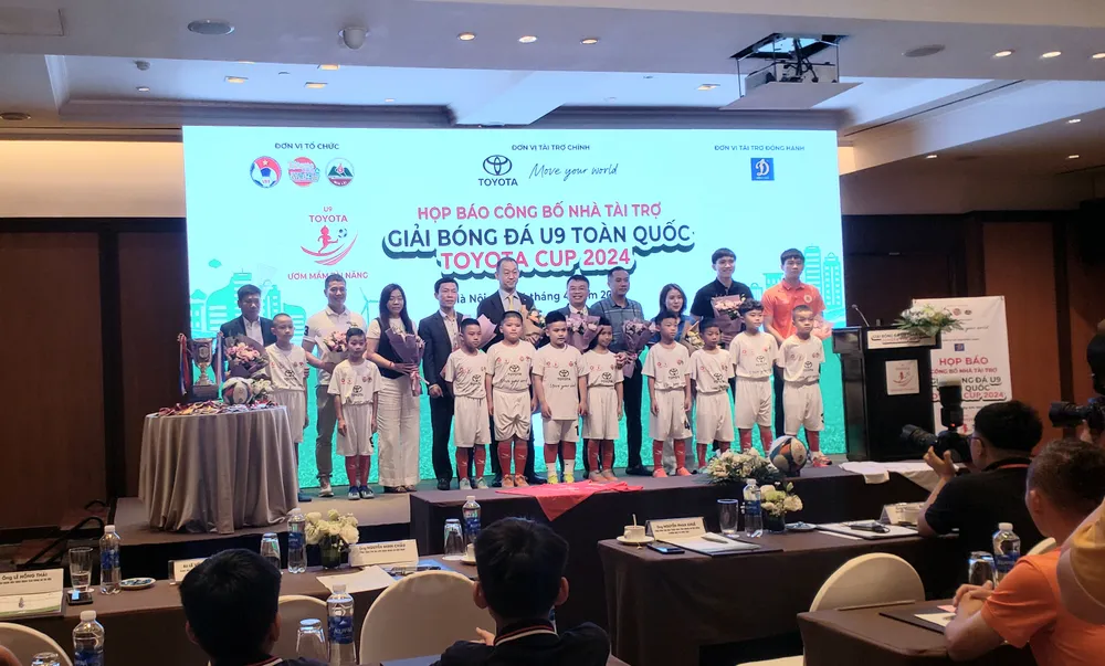 Họp báo công bố Giải bóng đá U9 toàn quốc Toyota Cup 2024