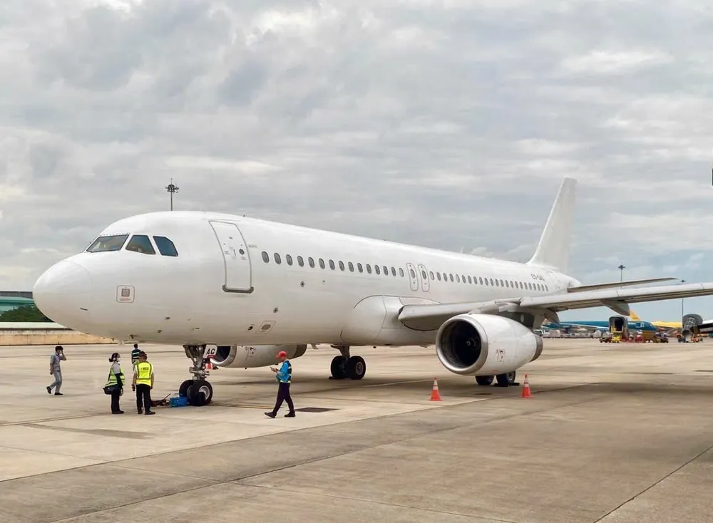 Chiếc máy bay A320 vừa được Vietnam Airlines thuê