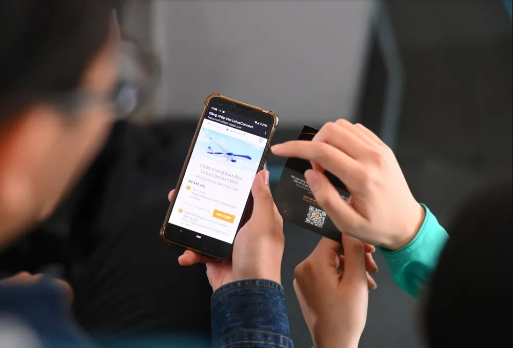 Vietnam Airlines chính thức cung cấp dịch vụ kết nối internet trên máy bay