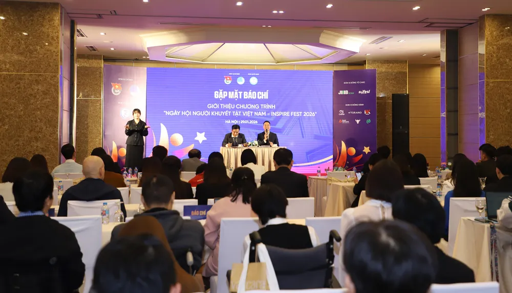 Trung ương Hội Thanh niên khuyết tật Việt Nam đã công bố Chương trình “Ngày hội Người khuyết tật Việt Nam - INSPIRE FEST 2026”