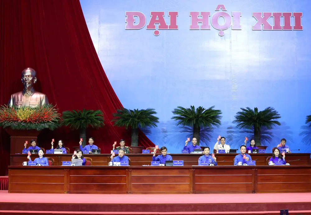 Phiên làm việc thứ nhất của Đại hội đại biểu toàn quốc Đoàn TNCS Hồ Chí Minh lần thứ XIII, nhiệm kỳ 2026-2031.