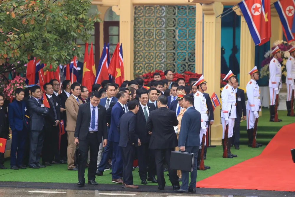 Ông Kim Jong-un đã đến ga Đồng Đăng ảnh 13