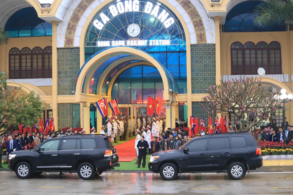 Ông Kim Jong-un đã đến ga Đồng Đăng ảnh 6