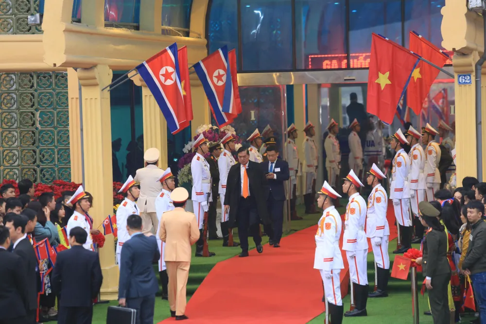 Ông Kim Jong-un đã đến ga Đồng Đăng ảnh 10