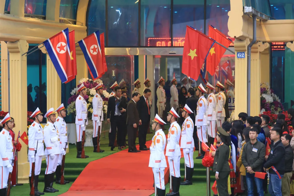 Ông Kim Jong-un đã đến ga Đồng Đăng ảnh 5