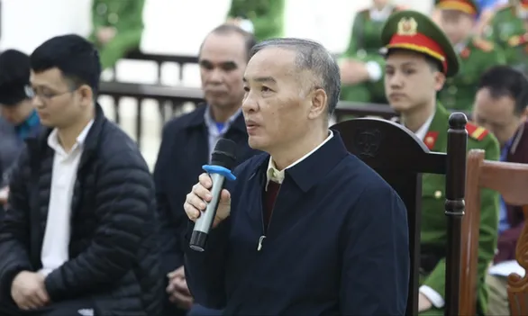 Bị cáo Lê Nam Trà tại tòa