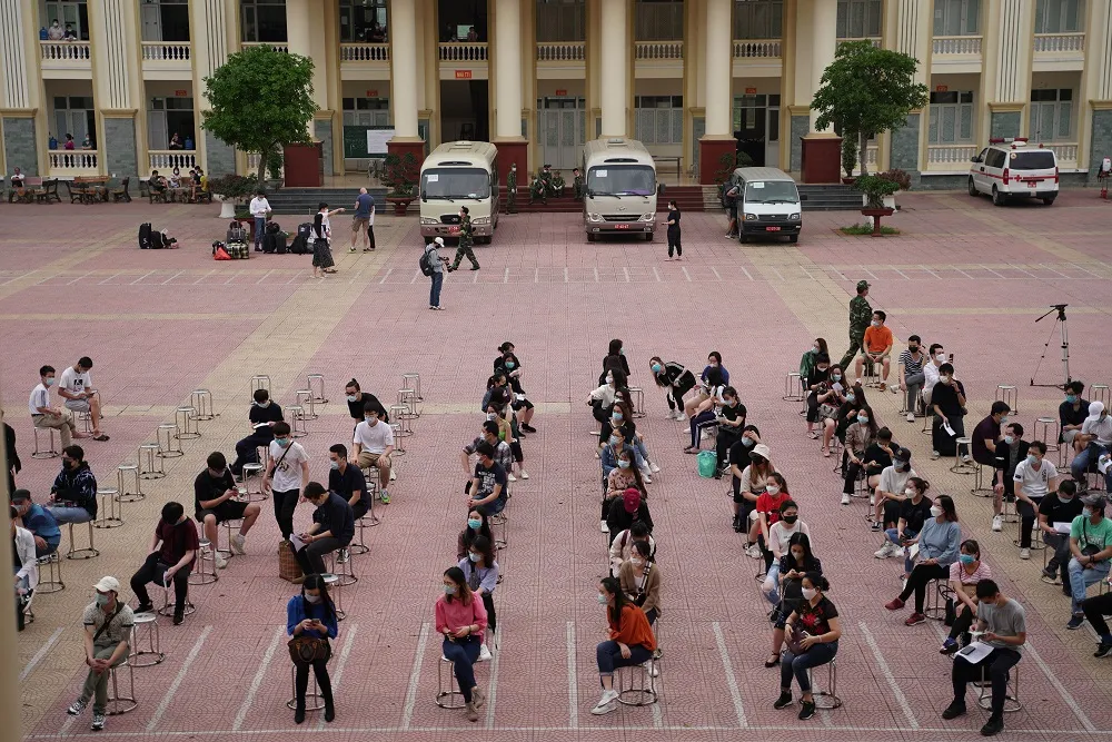 Gần 800 công dân hoàn thành thời gian cách ly khi trở về từ vùng dịch ảnh 1