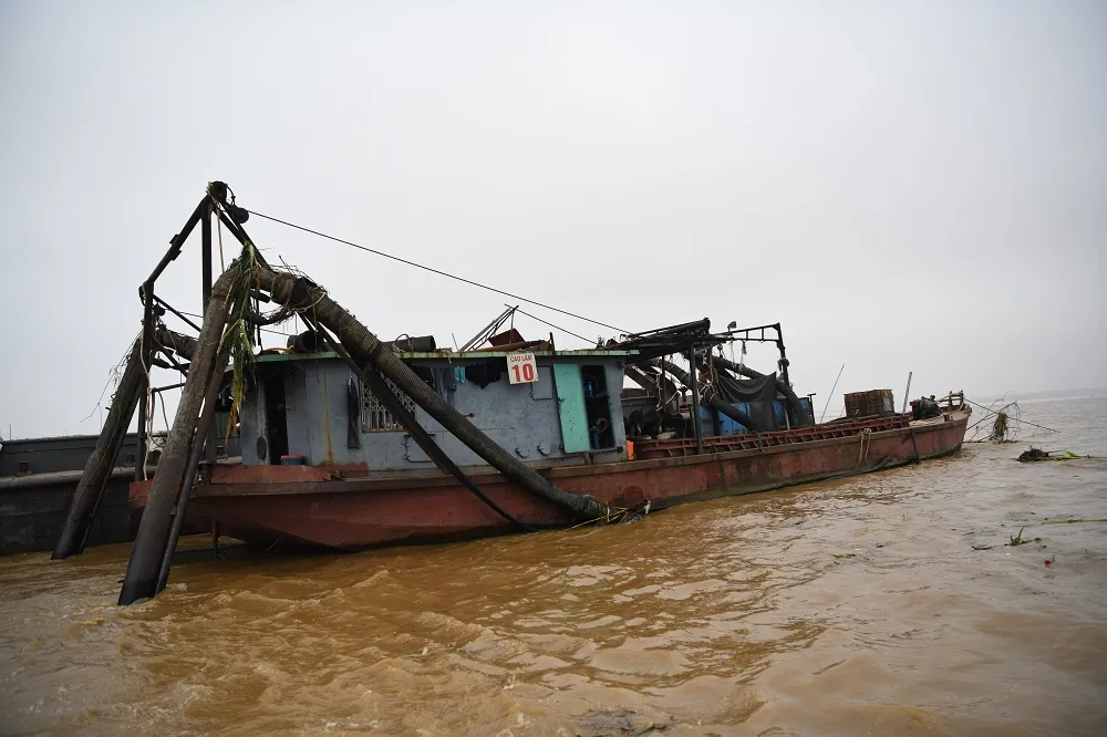 Cảnh sát đường thủy phát hiện hơn 500.000m­³ cát trái phép ảnh 1