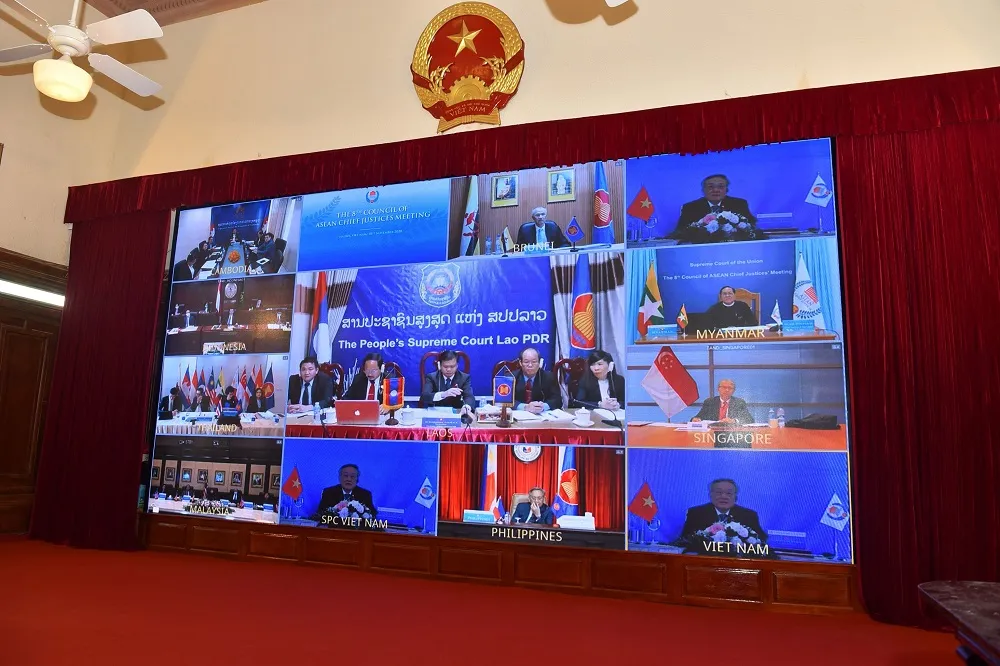 Chánh án các nước ASEAN cùng chia sẻ kinh nghiệm trong hệ thống tư pháp  ảnh 3