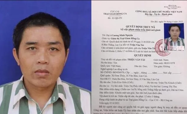 Hàng trăm chiến sĩ công an truy bắt đối tượng trốn trại