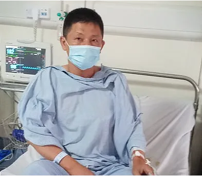 Anh Nguyễn Trần Minh tại bệnh viện