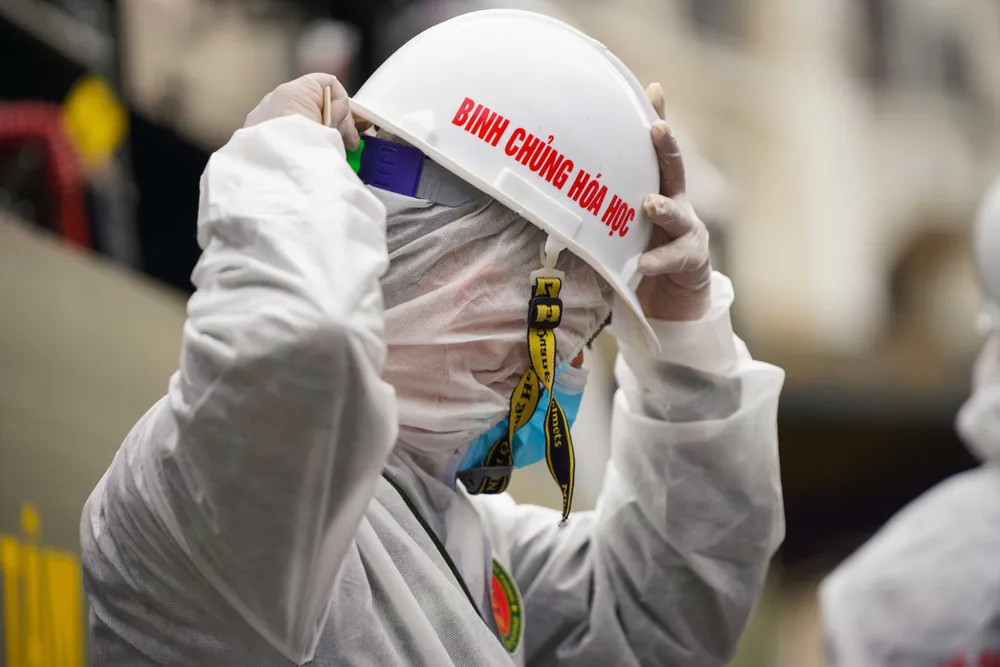 15 xe đặc chủng phun khử khuẩn tại 3 quận nội thành Hà Nội ảnh 4