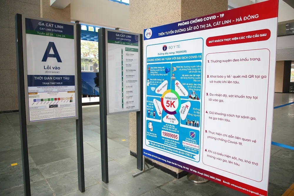 Lắp đặt thử nghiệm hệ thống camera quét mã QR tại ga Cát Linh ảnh 1