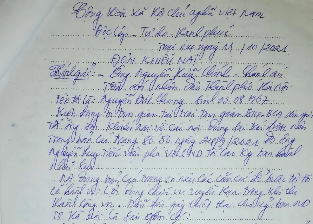 Ông Nguyễn Đức Chung có đơn khiếu nại trước ngày hầu tòa ảnh 2