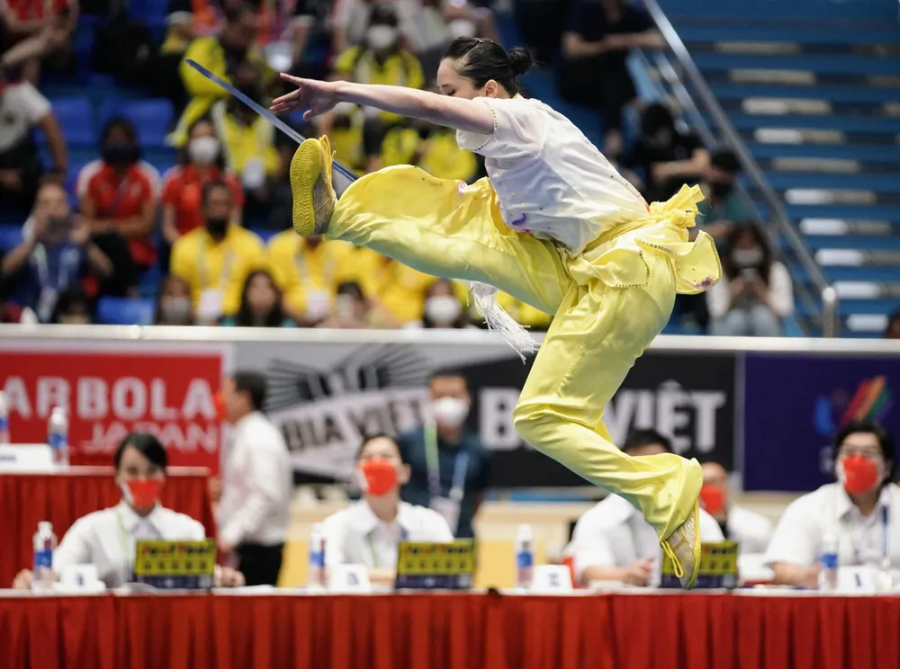 VĐV Wushu Việt Nam “bay” trên chiến thắng ảnh 7