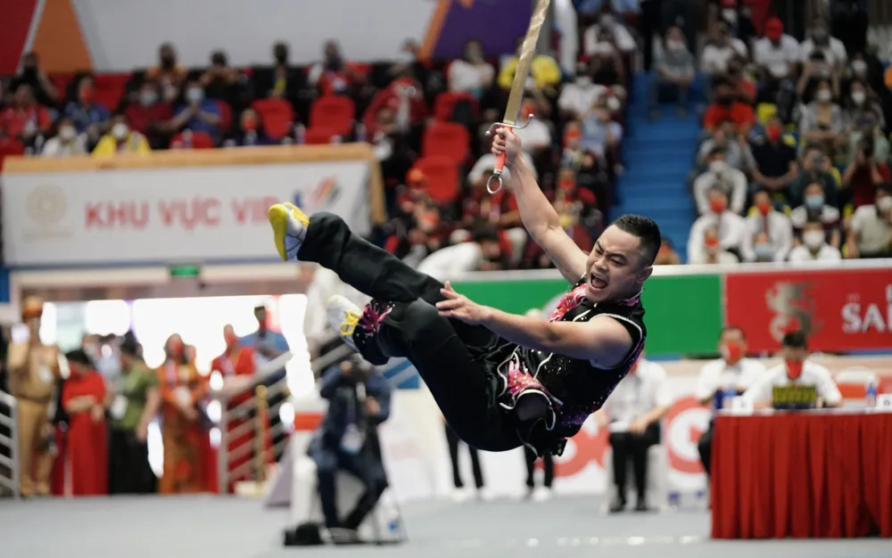 VĐV Wushu Việt Nam “bay” trên chiến thắng ảnh 17