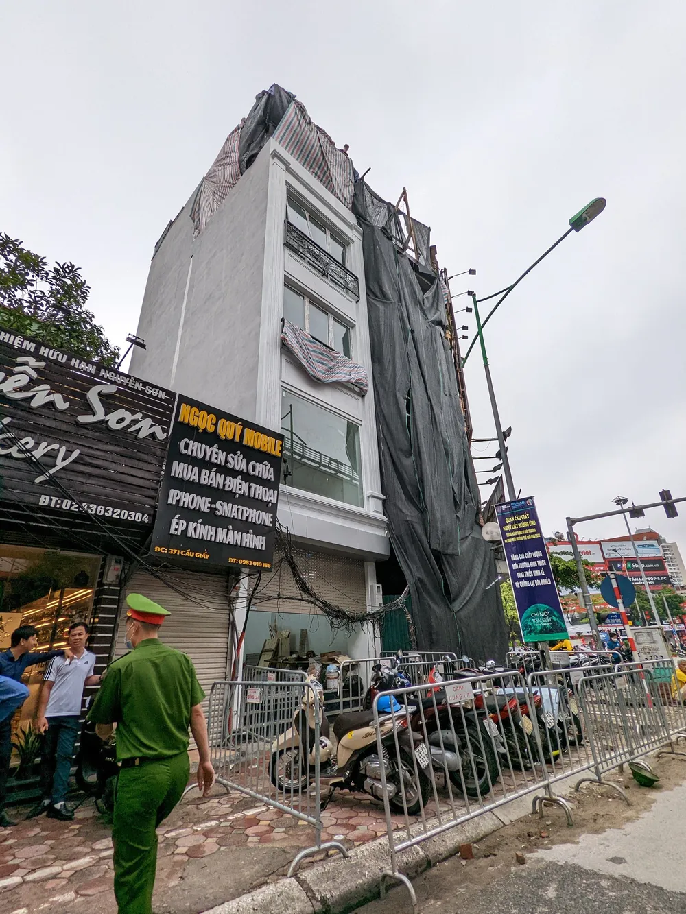 Hà Nội cưỡng chế công trình xây dựng vi phạm di tích quốc gia ảnh 1