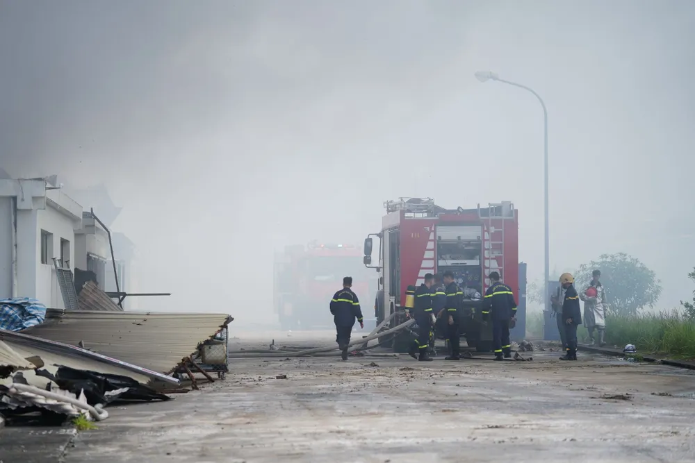 Công an TP Hà Nội thông tin chính thức vụ cháy tại Khu công nghiệp Quang Minh ảnh 2