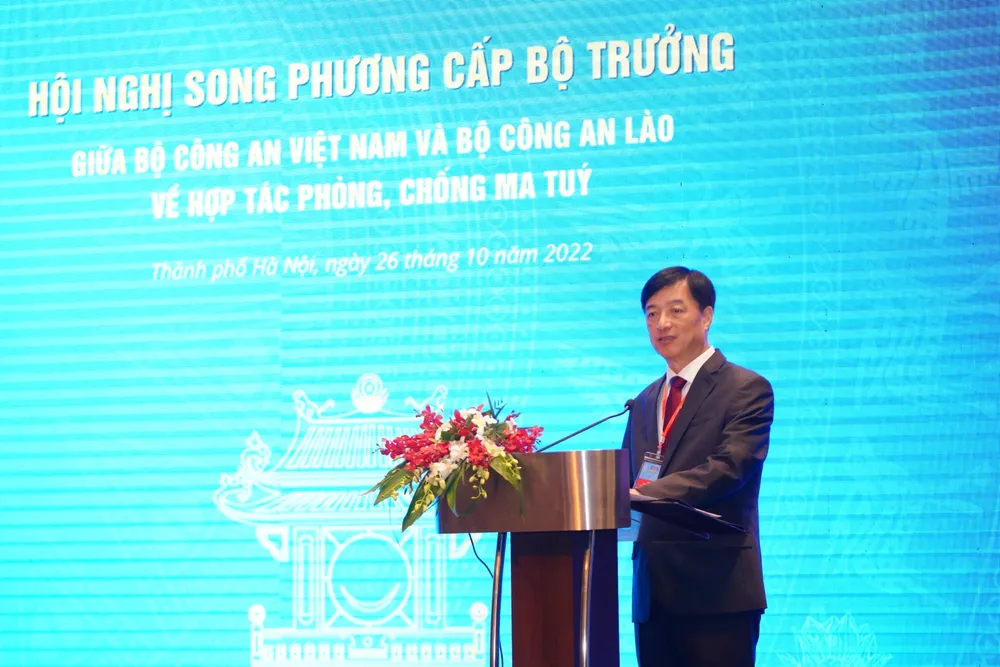 Việt Nam và Lào thiết lập “đường dây nóng” ở 4 cấp công an đấu tranh với tội phạm ma túy ảnh 2