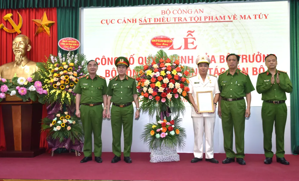 Phó Giám đốc Công an tỉnh Sơn La giữ chức vụ Phó Cục trưởng Cục Cảnh sát điều tra tội phạm về ma túy ảnh 1