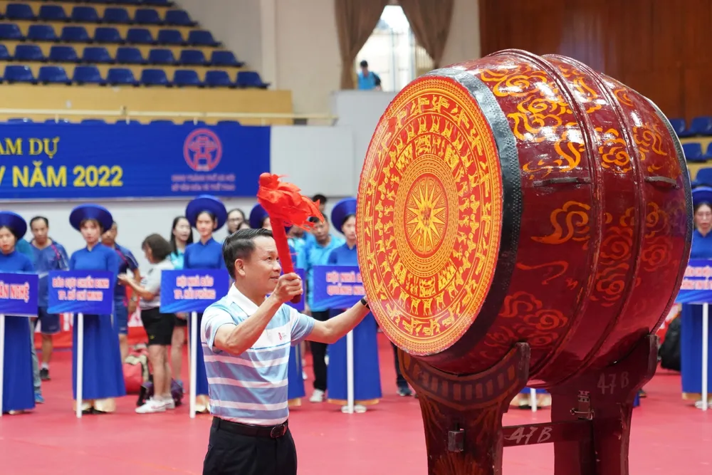 Hơn 200 nhà báo tranh tài ở giải bóng bàn cúp Hội Nhà báo Việt Nam 2022 ảnh 1