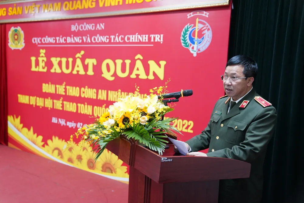 250 vận động viên thể thao công an nhân dân tham dự Đại hội Thể thao toàn quốc lần thứ 9 ảnh 2