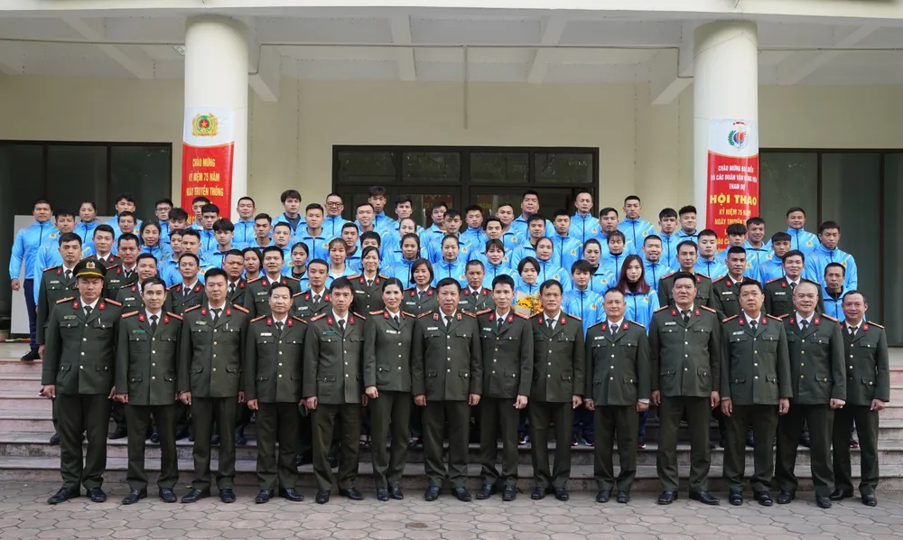 250 vận động viên thể thao công an nhân dân tham dự Đại hội Thể thao toàn quốc lần thứ 9 ảnh 1