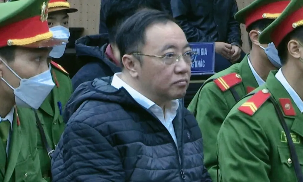 Bị cáo Phan Huy Anh Vũ tại phiên tòa