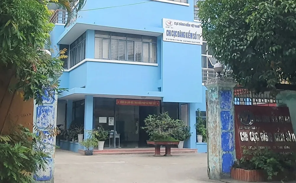 Trụ sở Chi cục Đăng kiểm 11