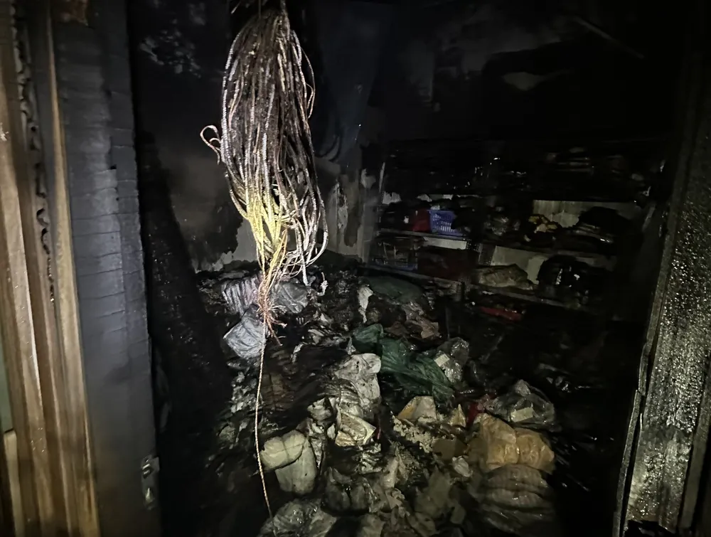 Hiện trường vụ cháy