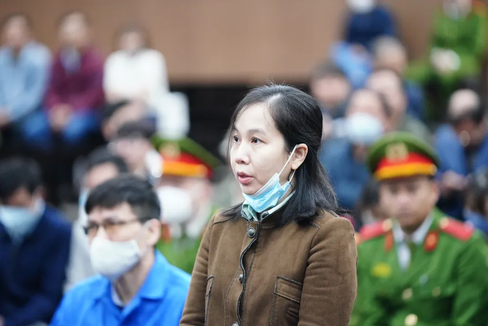 Bị cáo Nguyễn Thị Hà Thành. Ảnh: ĐỖ TRUNG