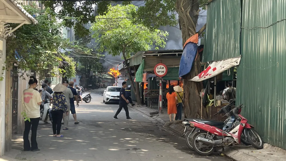 Hiện trường vụ cháy