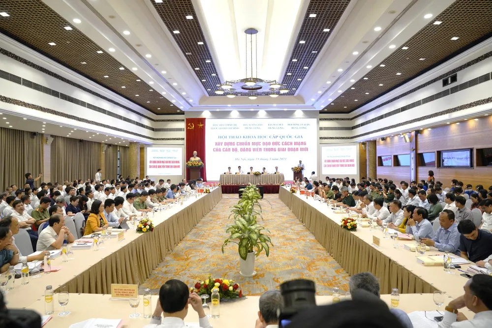 Quang cảnh hội thảo. Ảnh: ĐỖ TRUNG