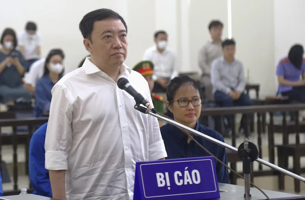 Bị cáo Phan Huy Anh Vũ tại phiên tòa