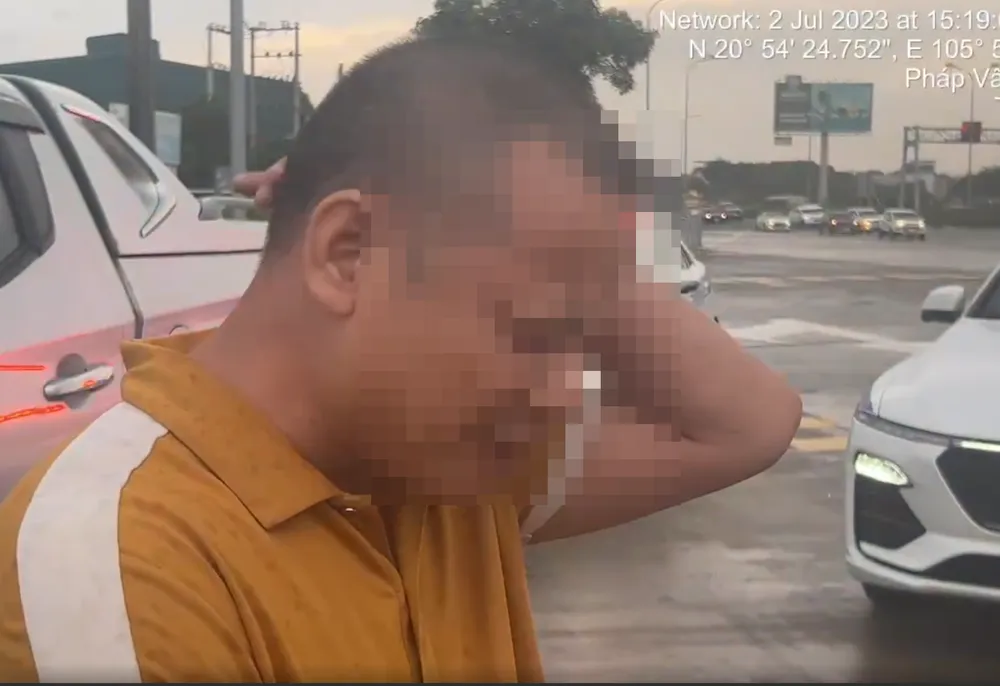 Tài xế T. vi phạm nồng độ cồn Tài xế T. vi phạm nồng độ cồn