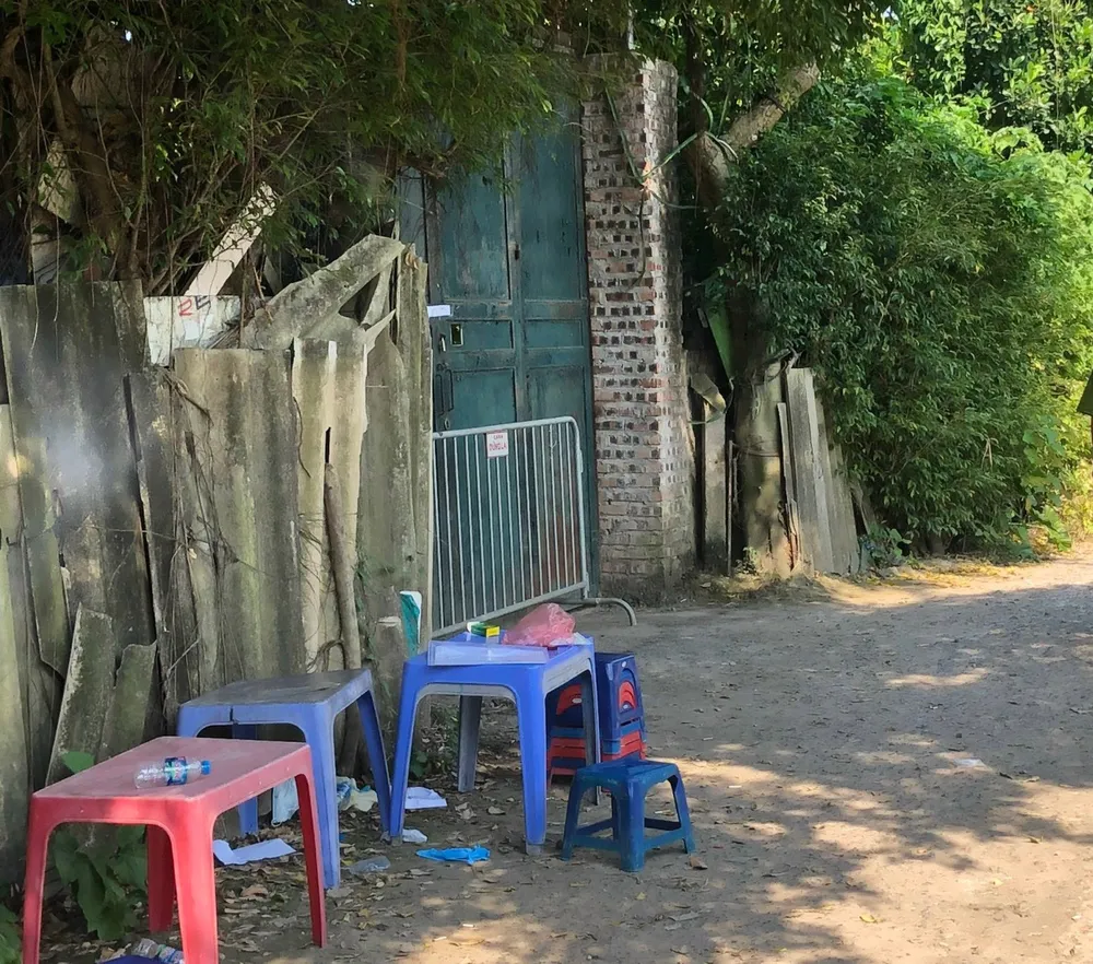 Hiện trường vụ án. Ảnh: NAM HẢI