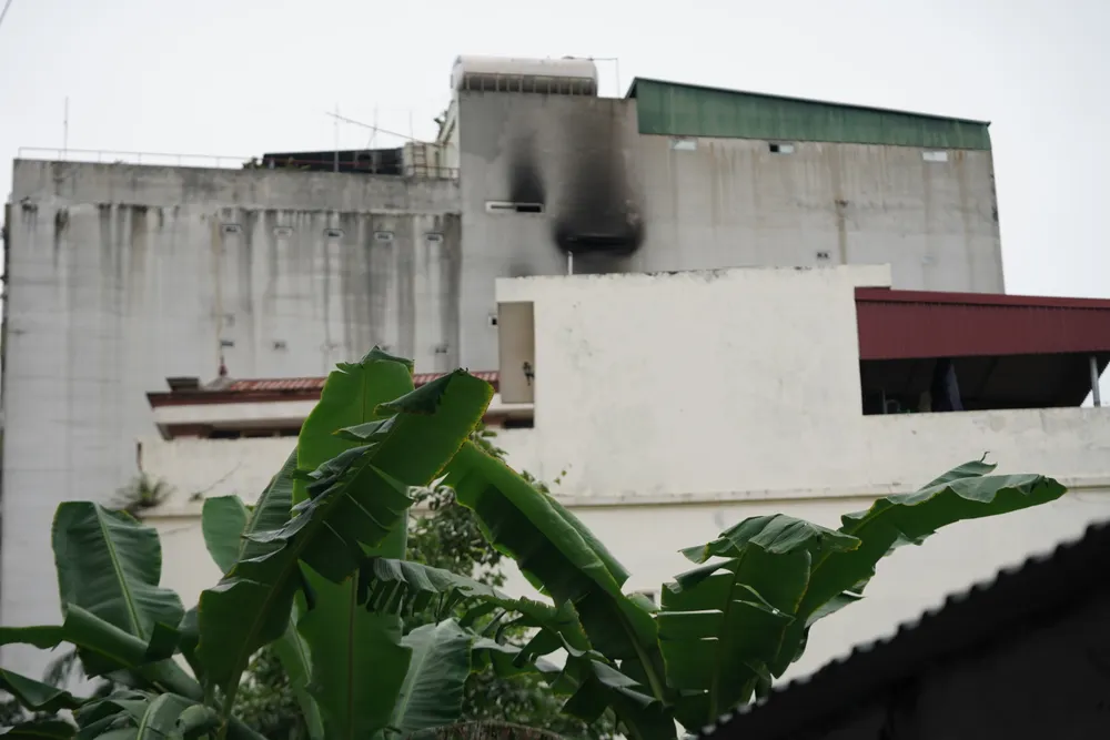 Tòa chung cư mini nơi xảy ra cháy tại Hà Nội. Ảnh: ĐỖ TRUNG