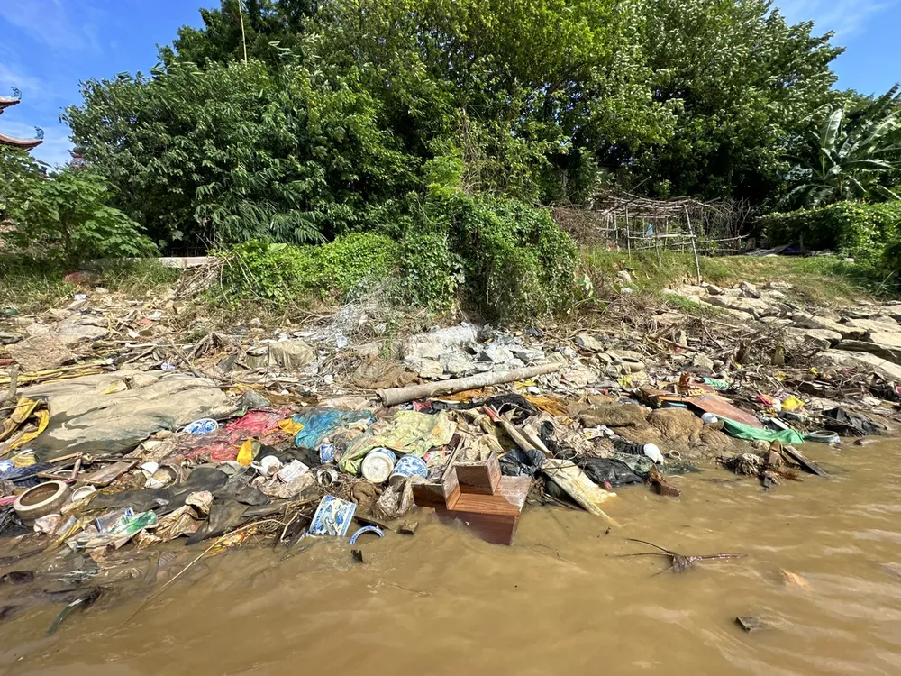 Hiện trường nơi phát hiện ra phần thi thể nạn nhân