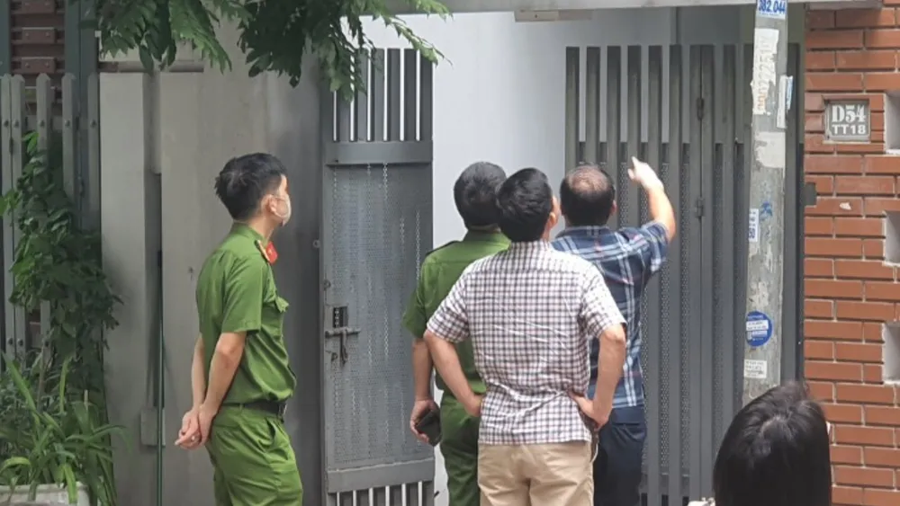 Hiện trường nơi xảy ra vụ án