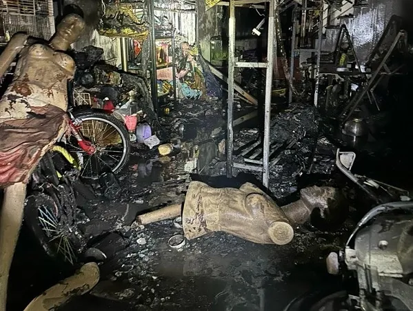 Hiện trường vụ cháy