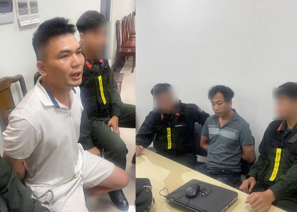 Hình ảnh ghi lại nhóm tội phạm ma túy dùng súng AK chống trả công an