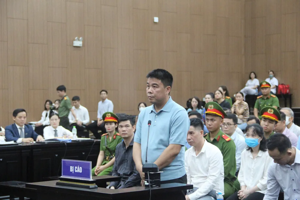 Bị cáo Nguyễn Văn Hậu tại phiên tòa