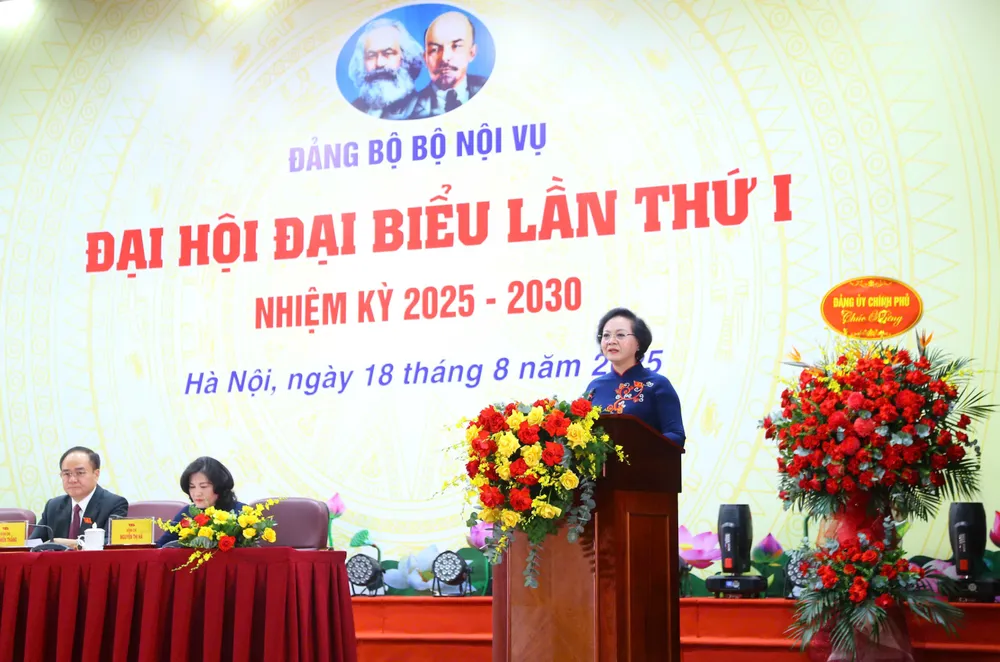 Bà Phạm Thị Thanh Trà được chỉ định giữ chức Bí thư Đảng ủy Bộ Nội vụ, nhiệm kỳ 2025-2030