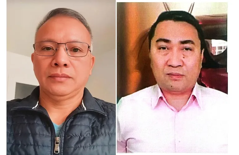 Bị can Nguyễn Văn Đài và bị can Lê Trung Khoa